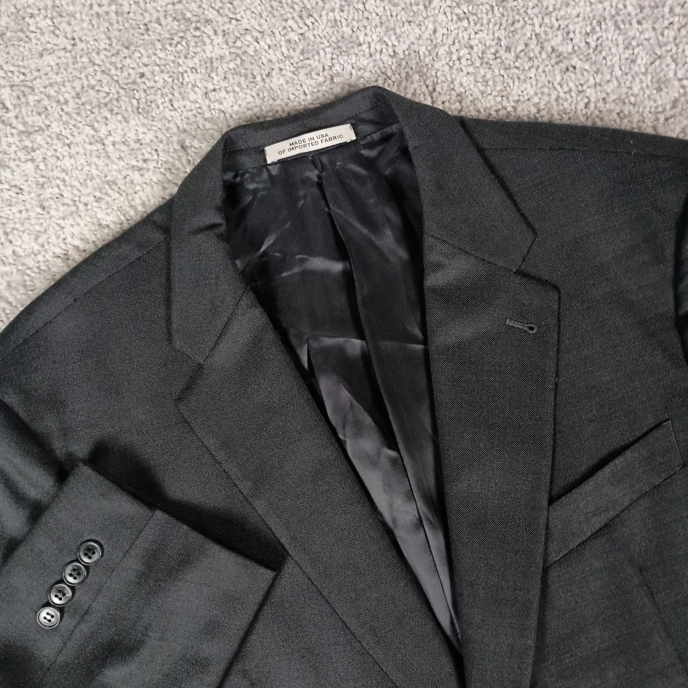 Joseph‎ Abboud 44R Slim Fit Marzotto Wool Super 100s  Made In USA Mens Blazer